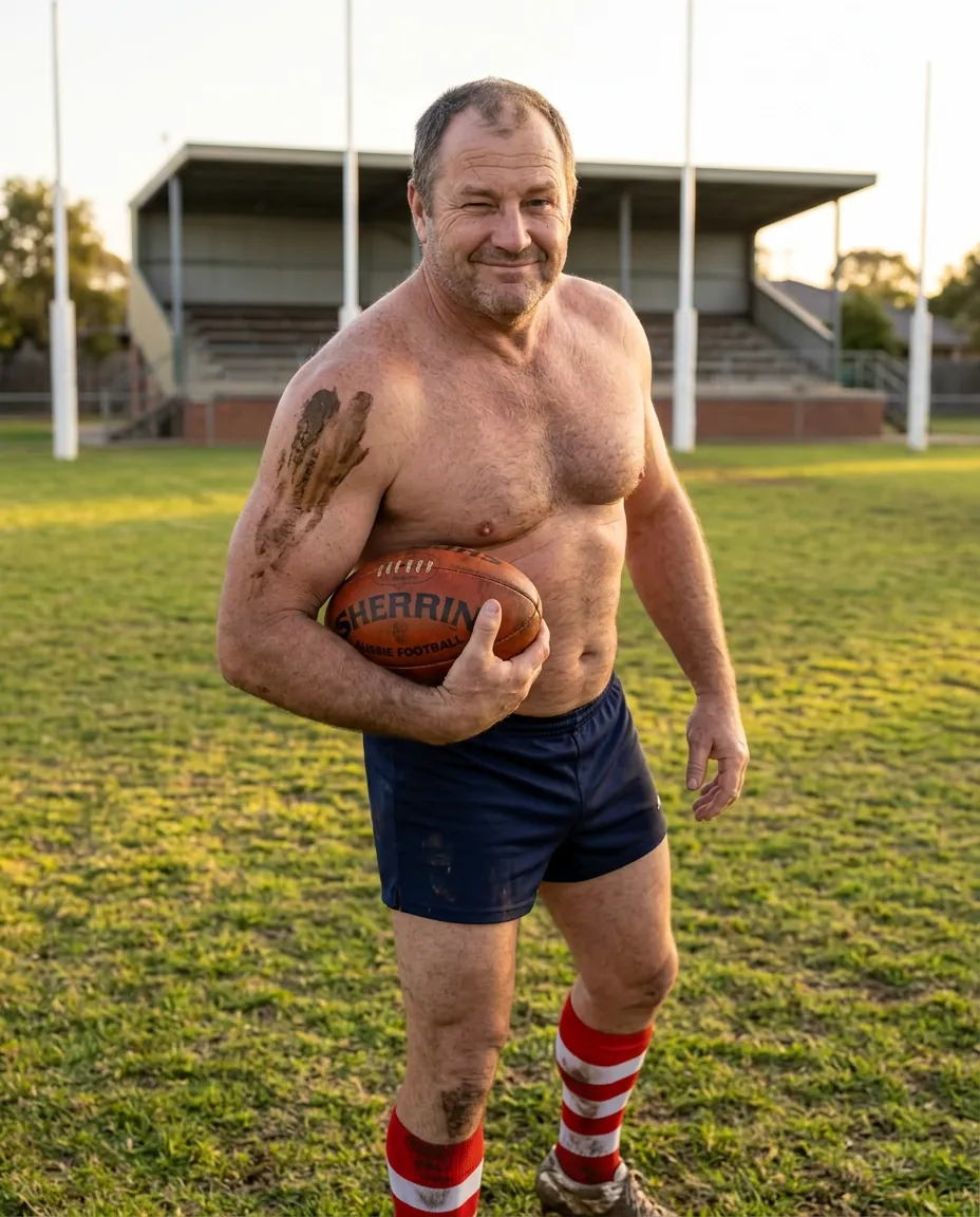 October — The Footy Legend — Bloody Legend 2027 calendar page