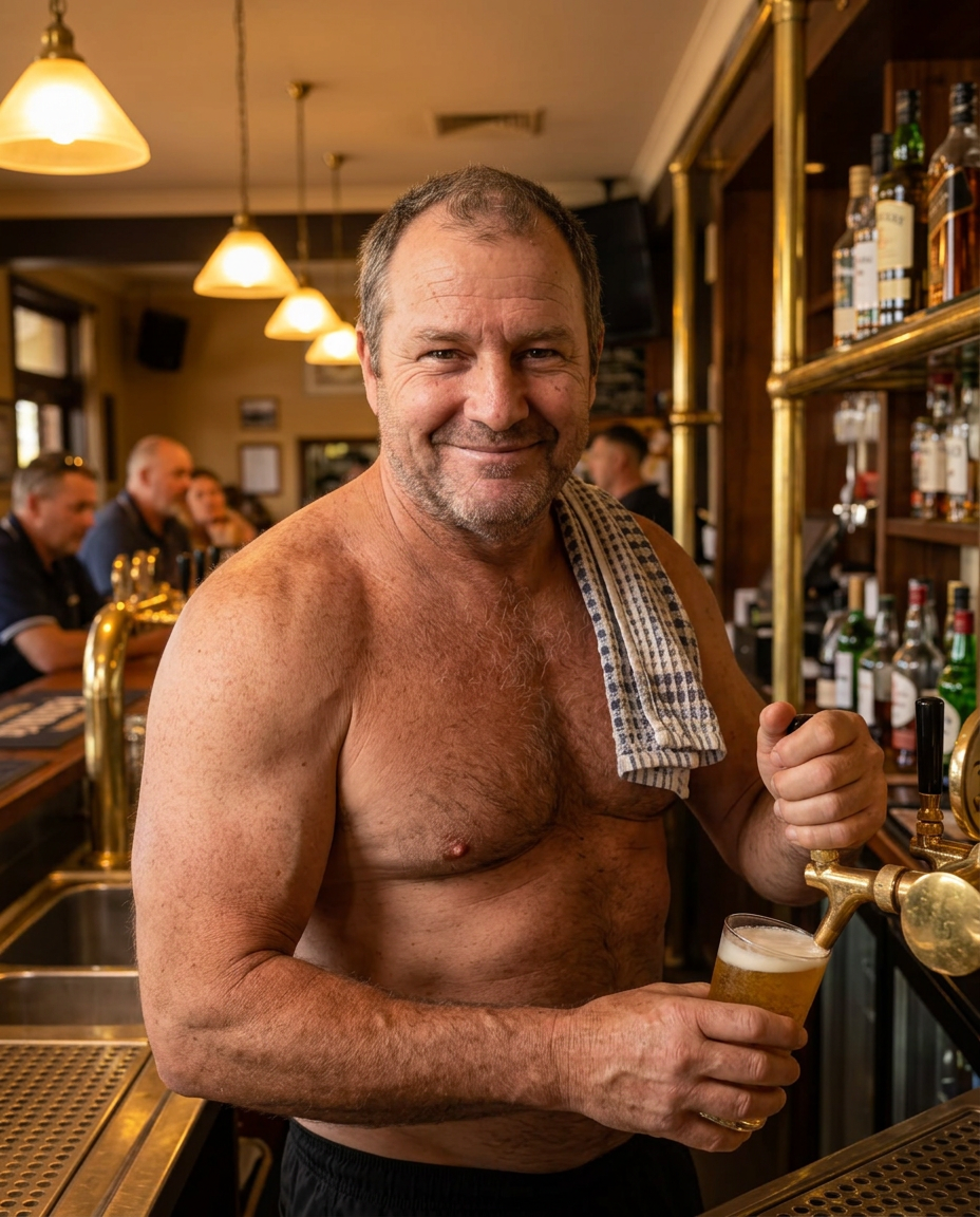 Placeholder: the recipient as a pub legend