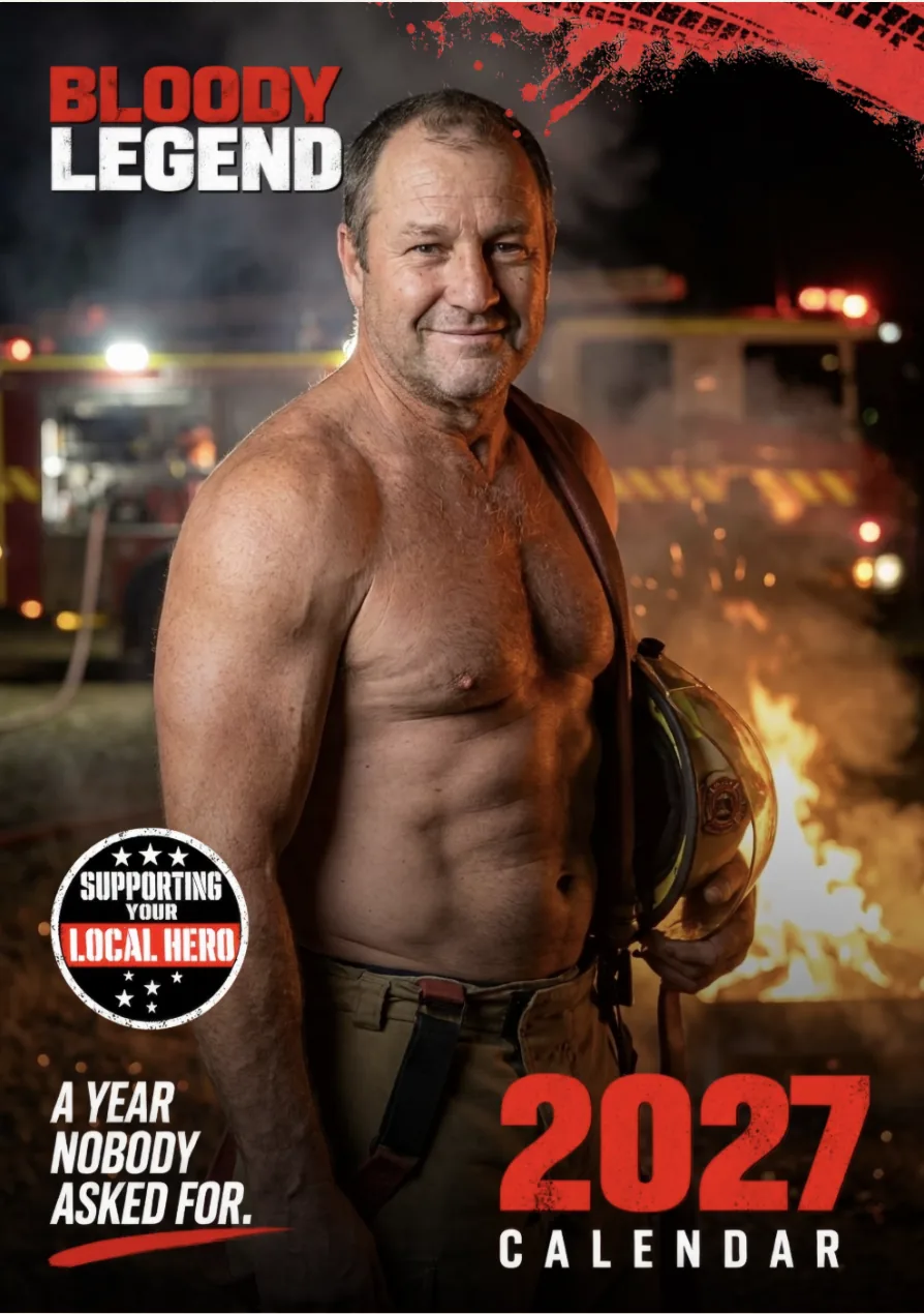 Official Bloody Legend 2027 calendar front cover